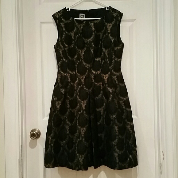 Anne Klein Fit & Flare Dress - Picture 1 of 7